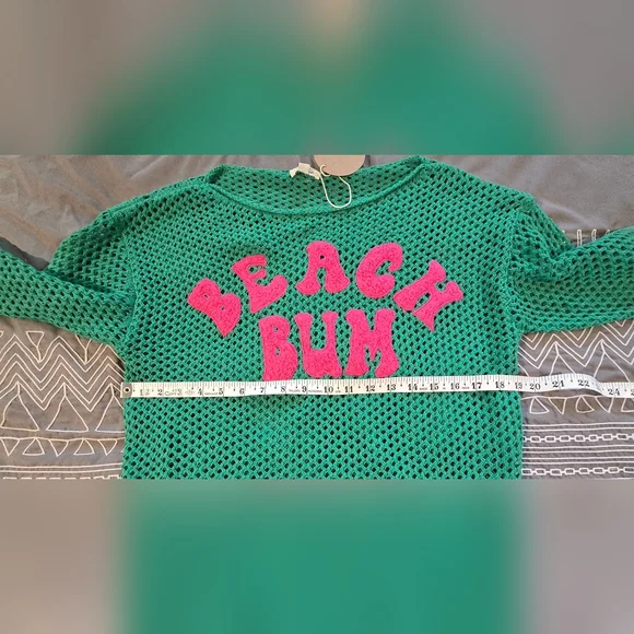 Bibi Beach Bum Cover Up Top Size Small - Picture 8 of 10